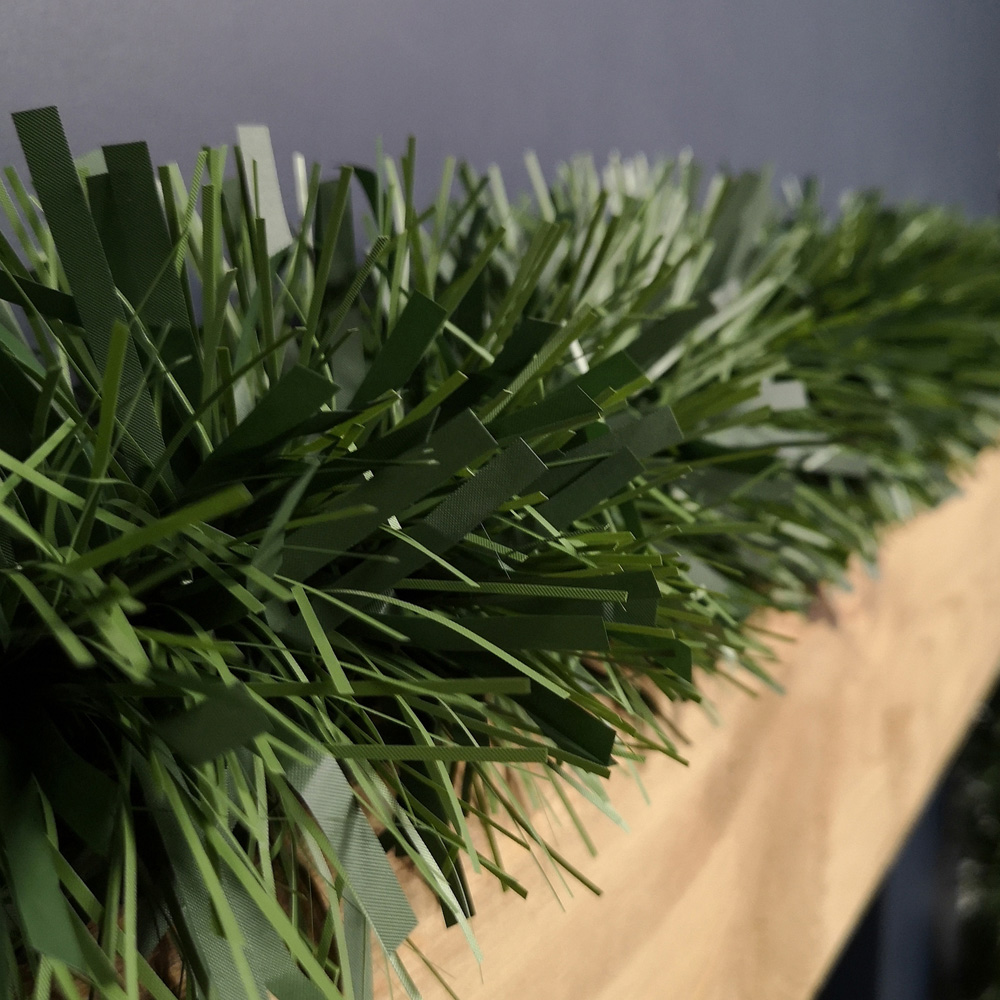 Samuel Alexander Festive Chunky Pine Christmas Tinsel Garland Green 300cm Image 6