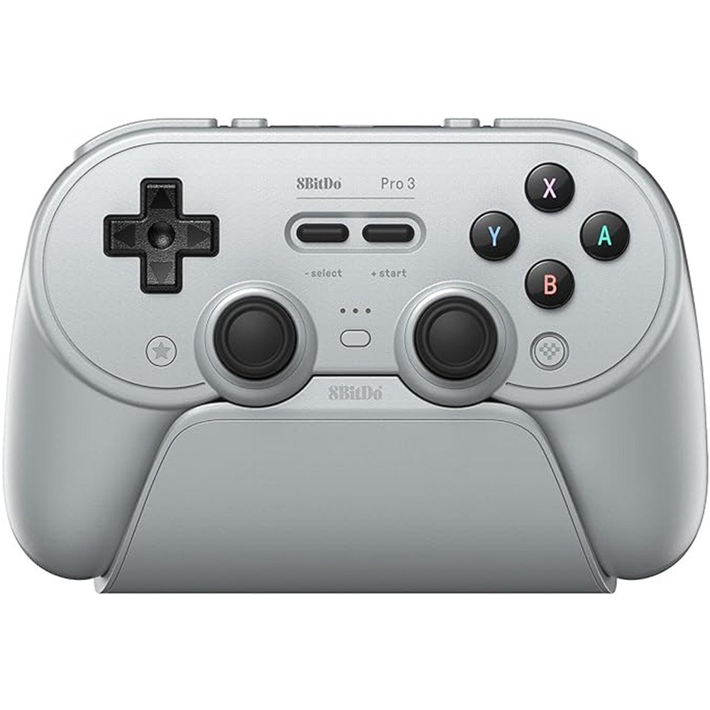 8BitDo Pro 3 Grey Bluetooth Gamepad Image 1