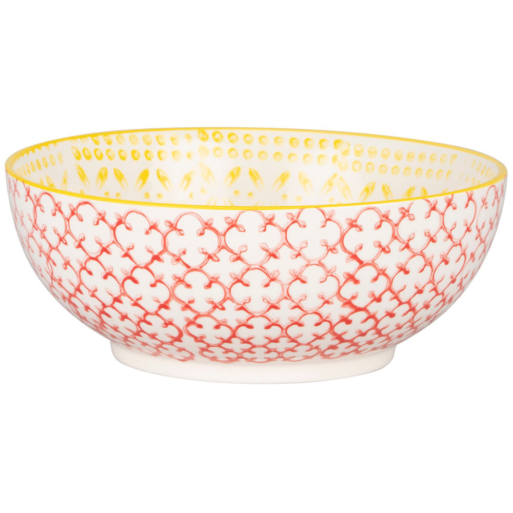 Amari Red and Yellow Large Bowl Image 1