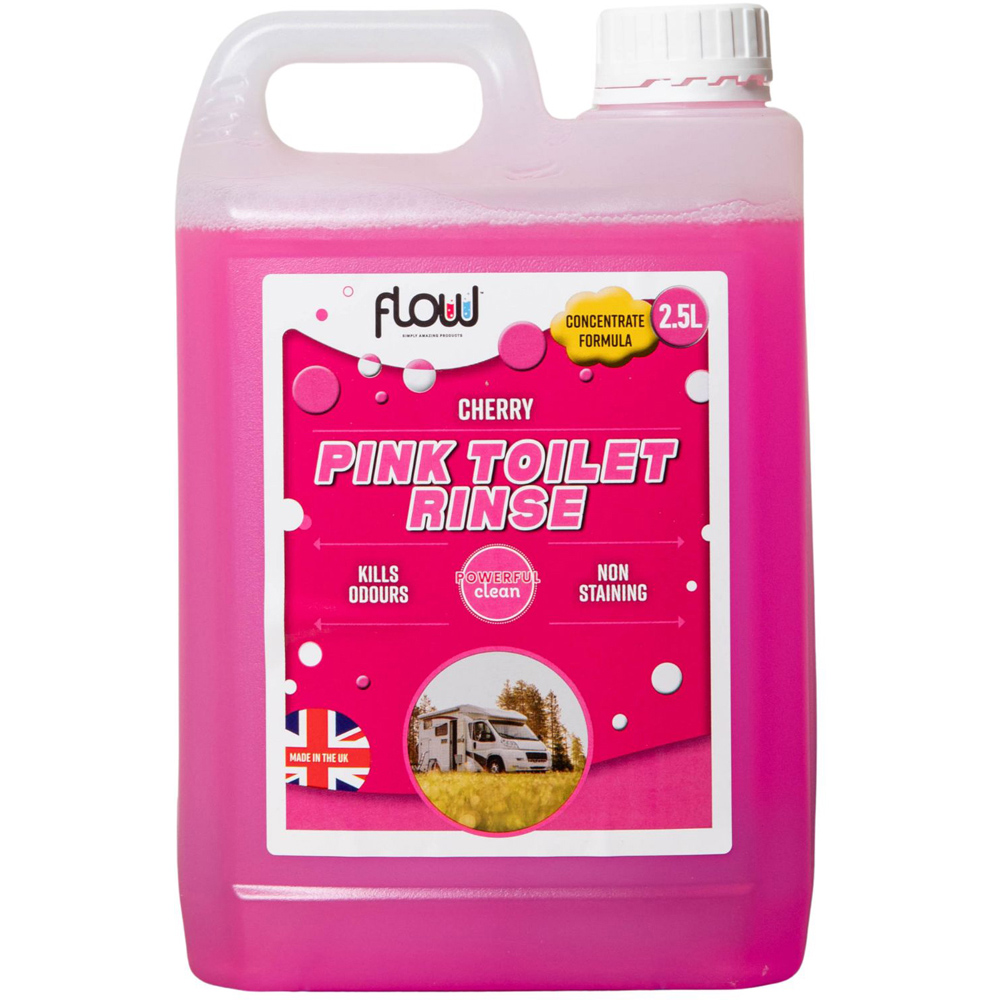 Samuel Alexander Flow Cherry Pink Toilet Flush Concentrated Cleaning Rinse 2.5L Image 1