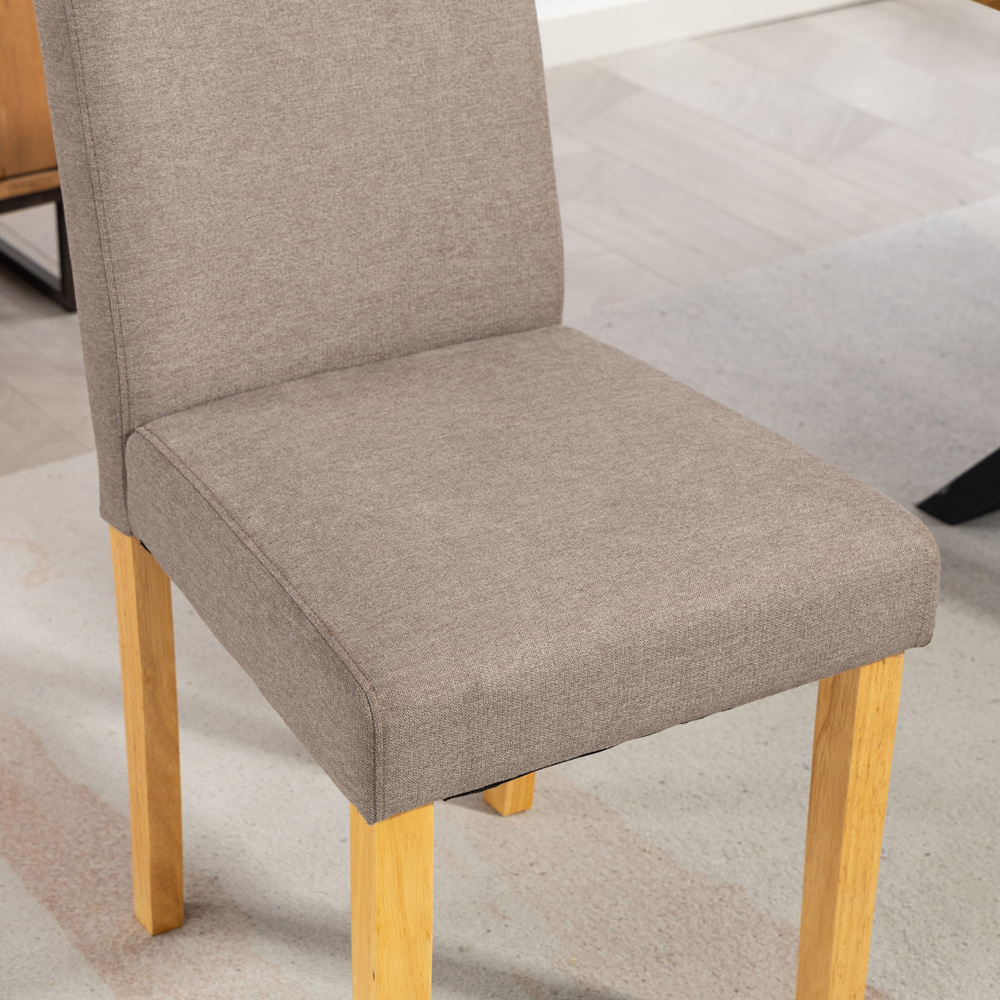 Artemis Home Almont Set of 2 Brown High Back Dining Chairs Image 2