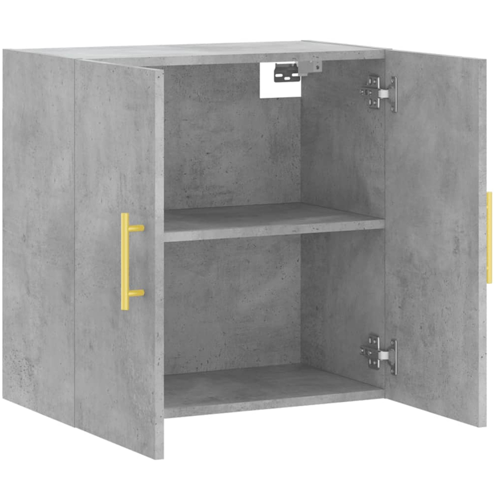 vidaXL 2 Door Concrete Grey Wall Cabinet Image 6
