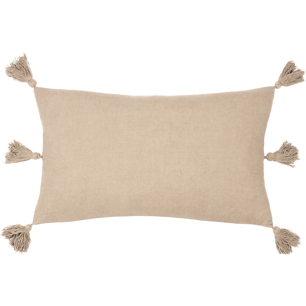 Yard Folis Stone Embroidered Cushion Image 3