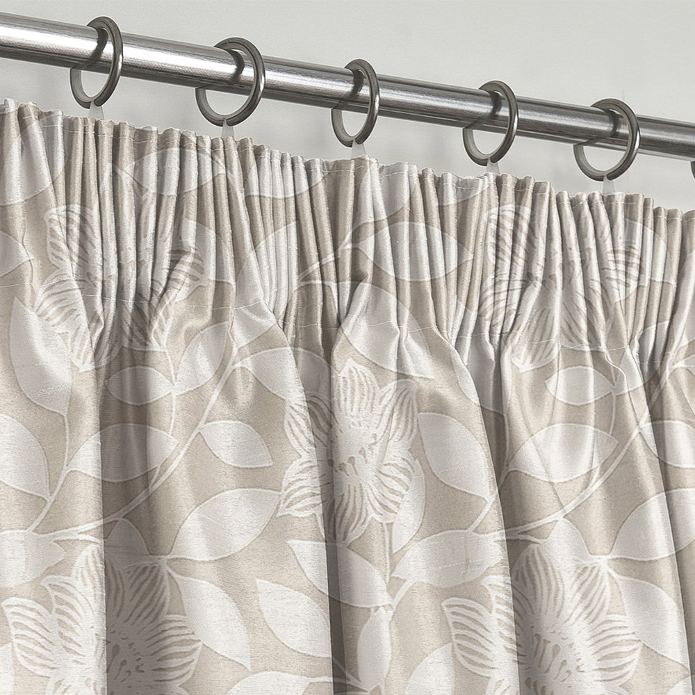 Intimates Serena Cream Tape Top Curtains 168 x 137cm Image 2