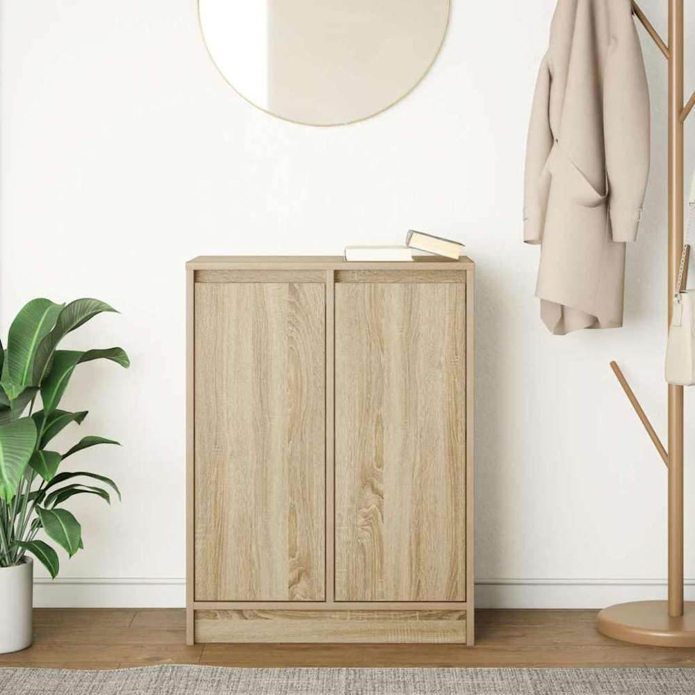 vidaXL 2 Door Sonoma Oak Sideboard Image 3