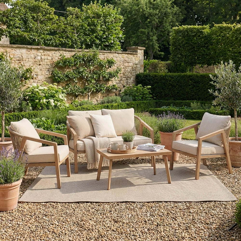 Eleanor 4 Seater Cushioned Sofa Set Image 7