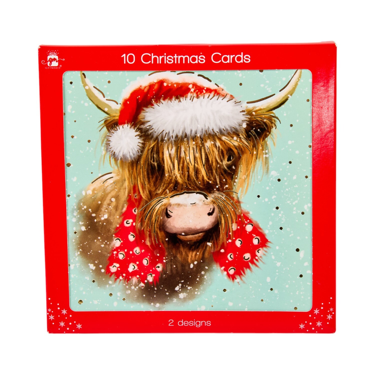 Pack of 10 Highland Cow Cards Image 1