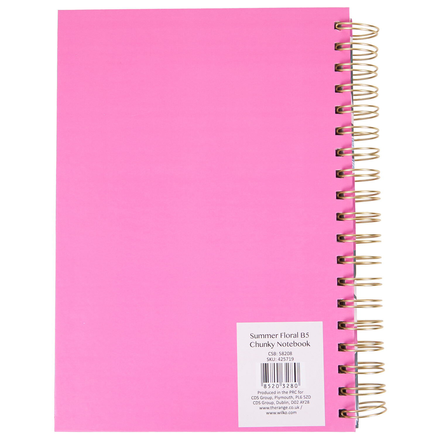 Summer Floral Chunky Notebook B5 - Multicolour Image 3