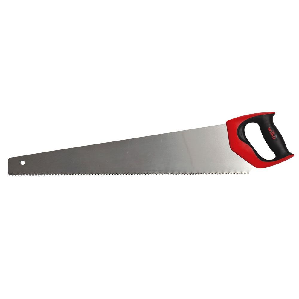 Wilko Hand Saw Soft Grip Handle 59cm Image