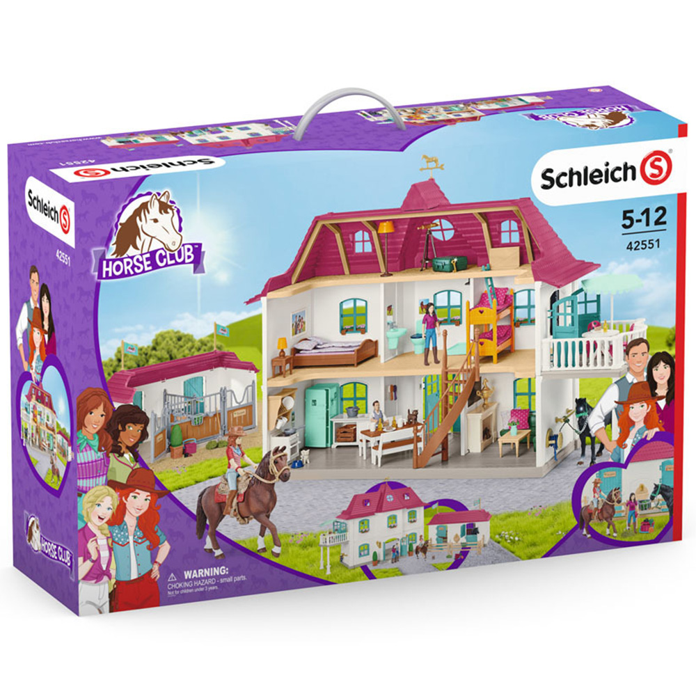 Schleich Horse Club Lakeside Country House and Stable Toy Playset Image 3