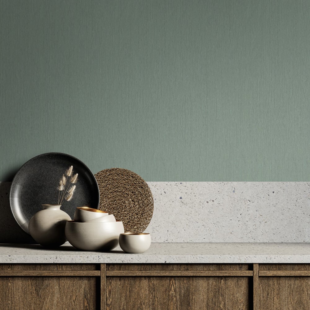 Galerie Industrial Effects Moss Green Wallpaper Image 5