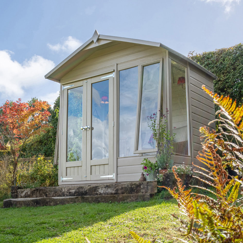 Forest Garden Beckwood 7 x 5ft 2 Opening Shiplap Apex Summerhouse Image 7