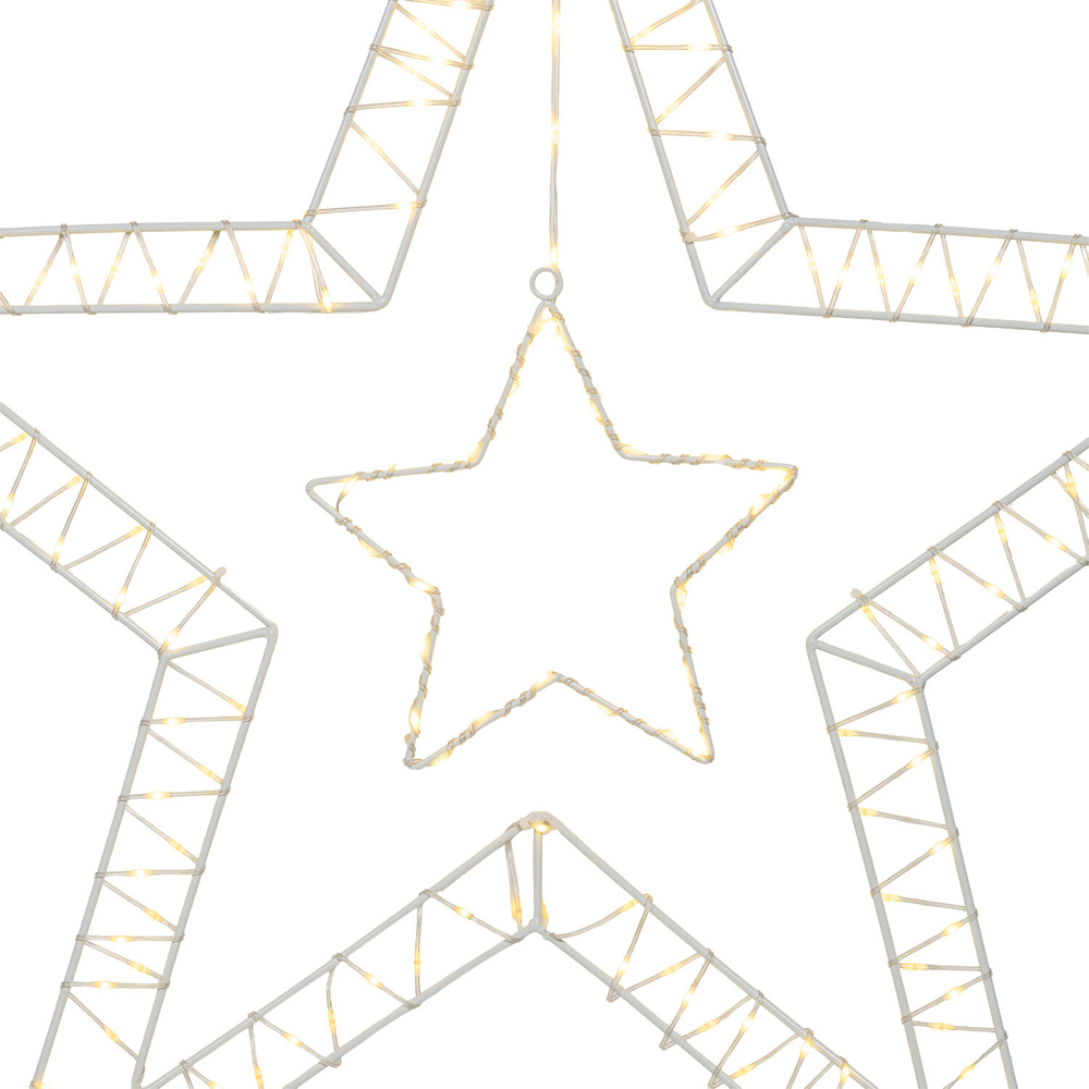 190 LED Warm White Star Light Image 5