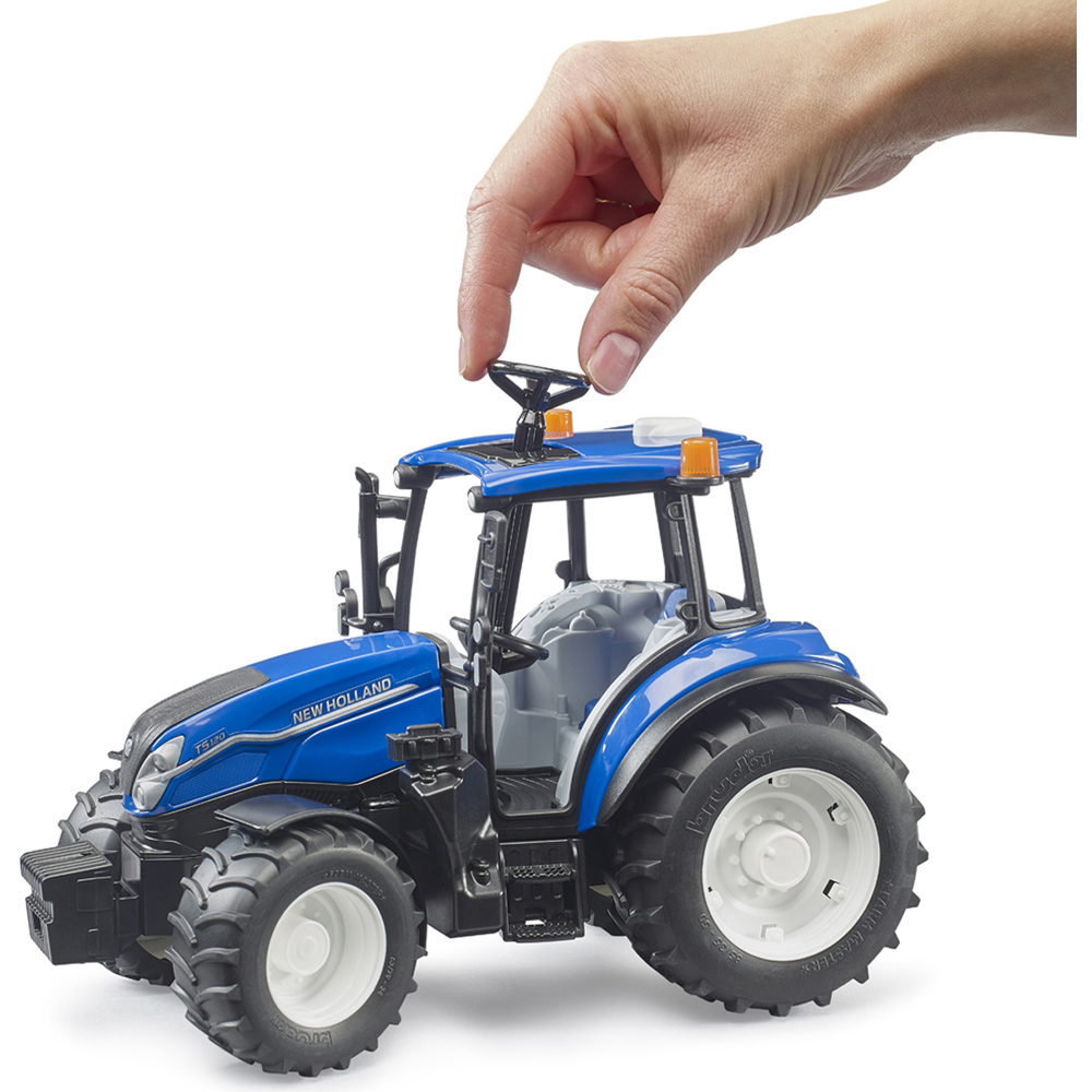 Bruder Kids New Holland T5.120 Tractor Playset Model Image 5
