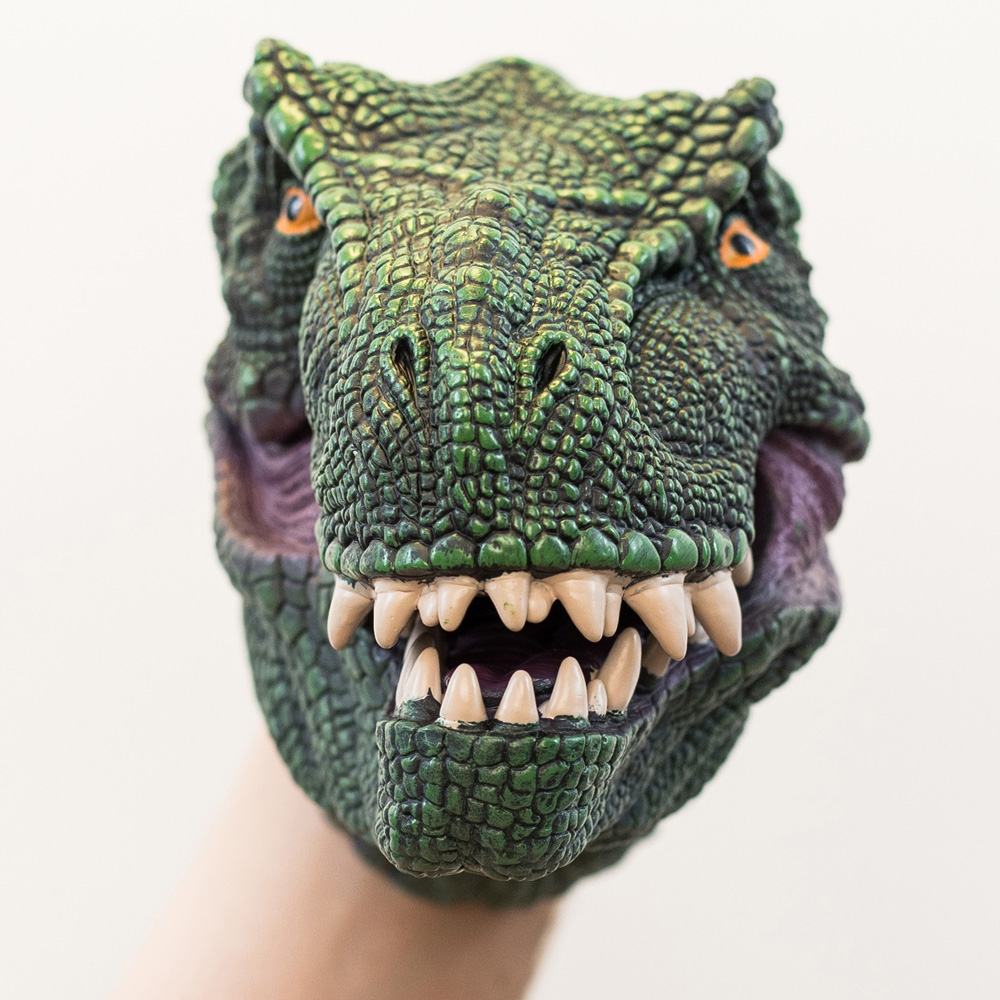 Wild Thingz Green Trex Hand Puppet Image 4