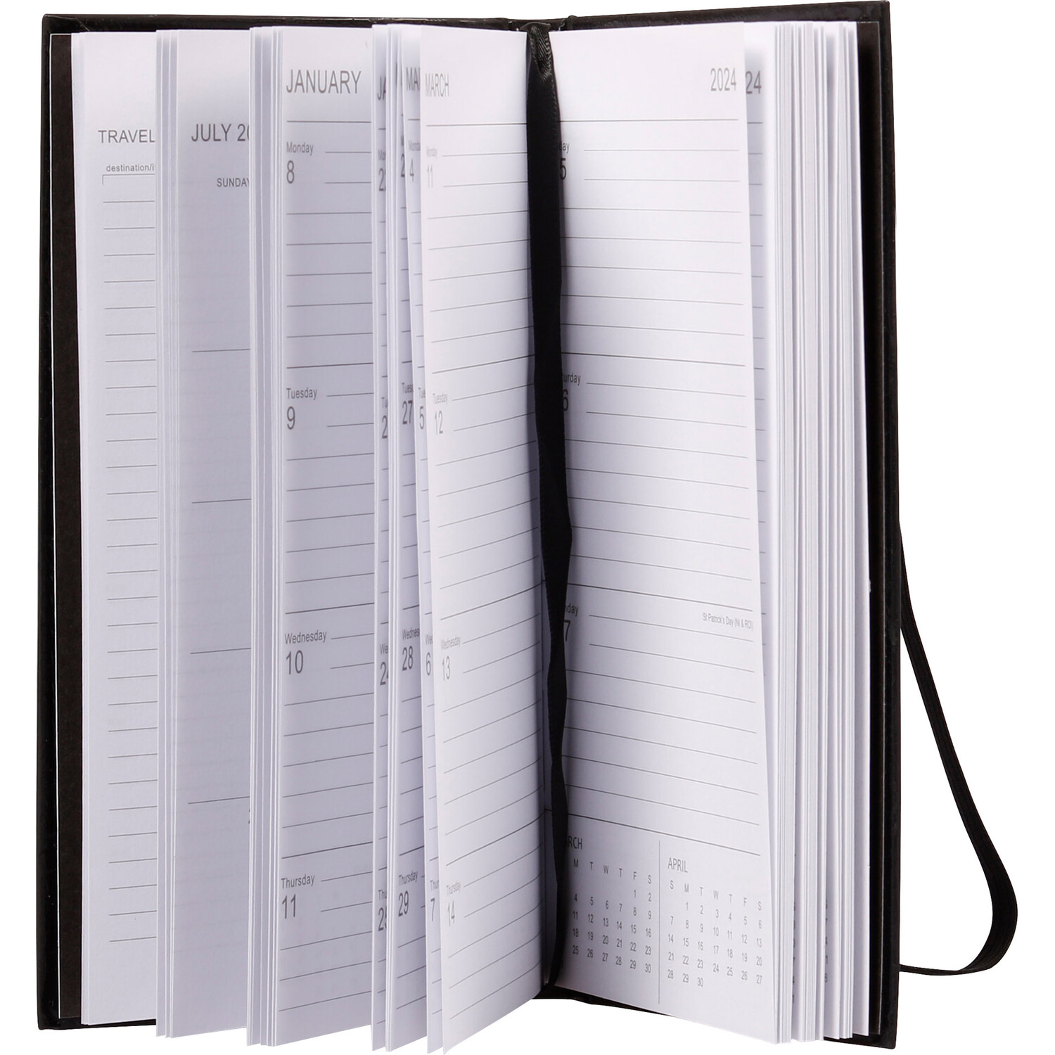 2024 Geometric Slim Diary Image 3
