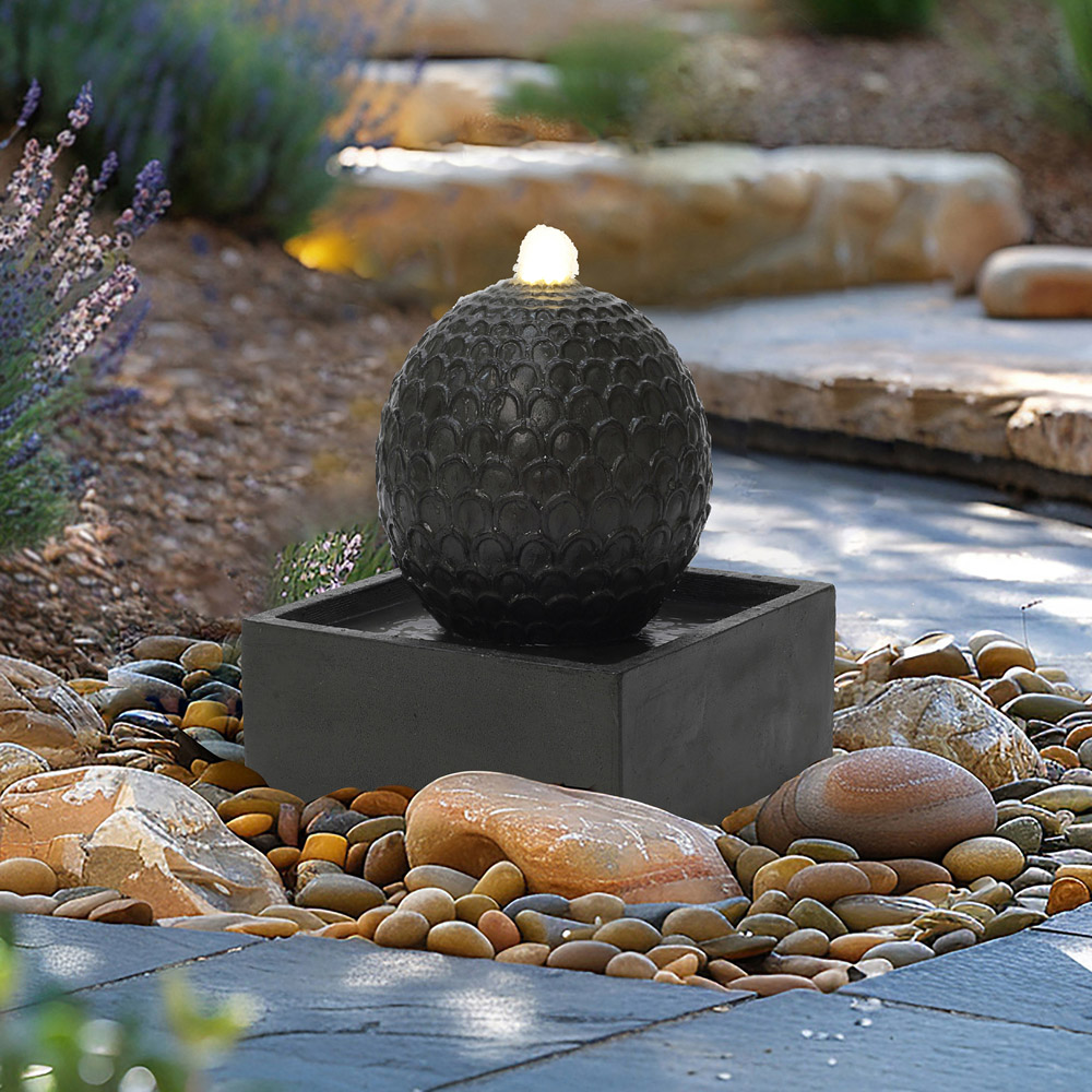 Charles Bentley Arno Mains Powered Sphere Water Feature Image 2