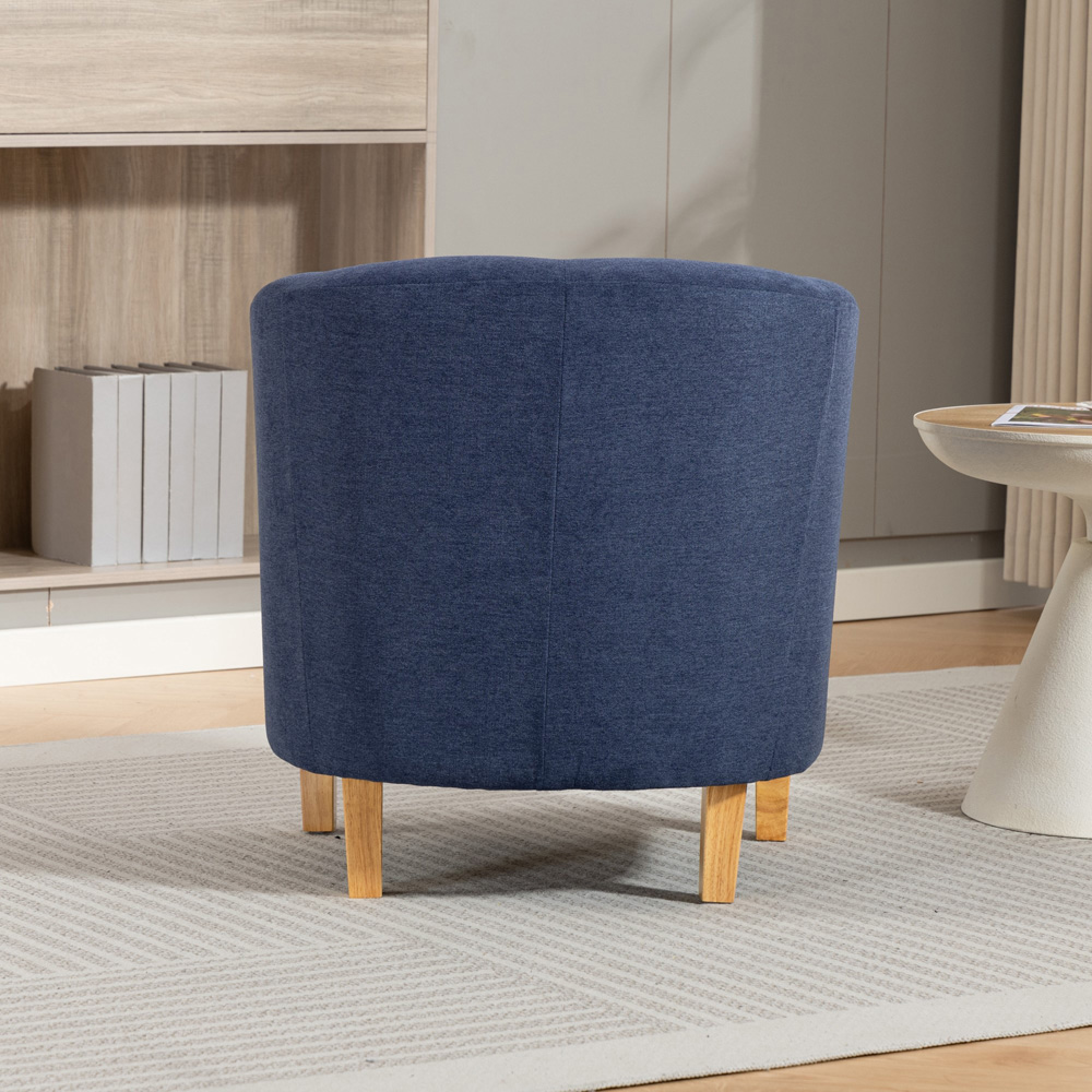 Artemis Home Millie Denim Fabric Accent Chair Image 6