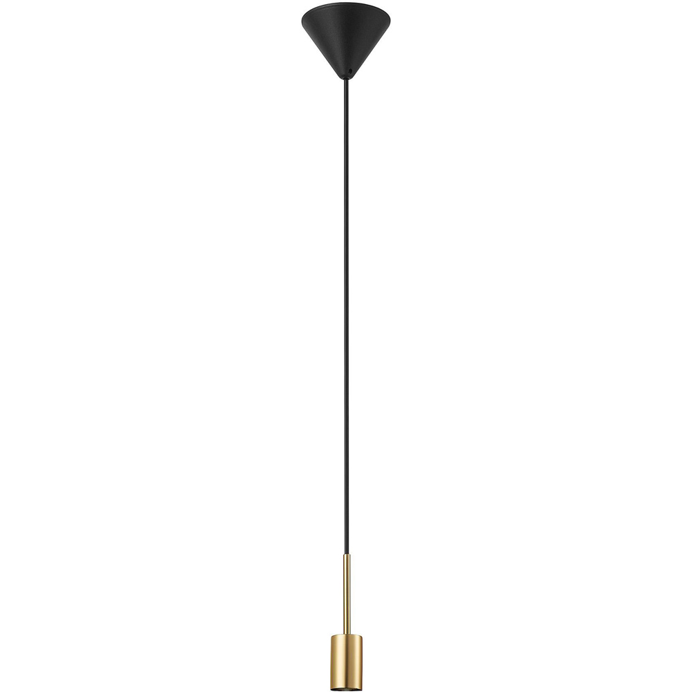Nordlux Paco E27 Brass Metal Pendant Kit Image 3