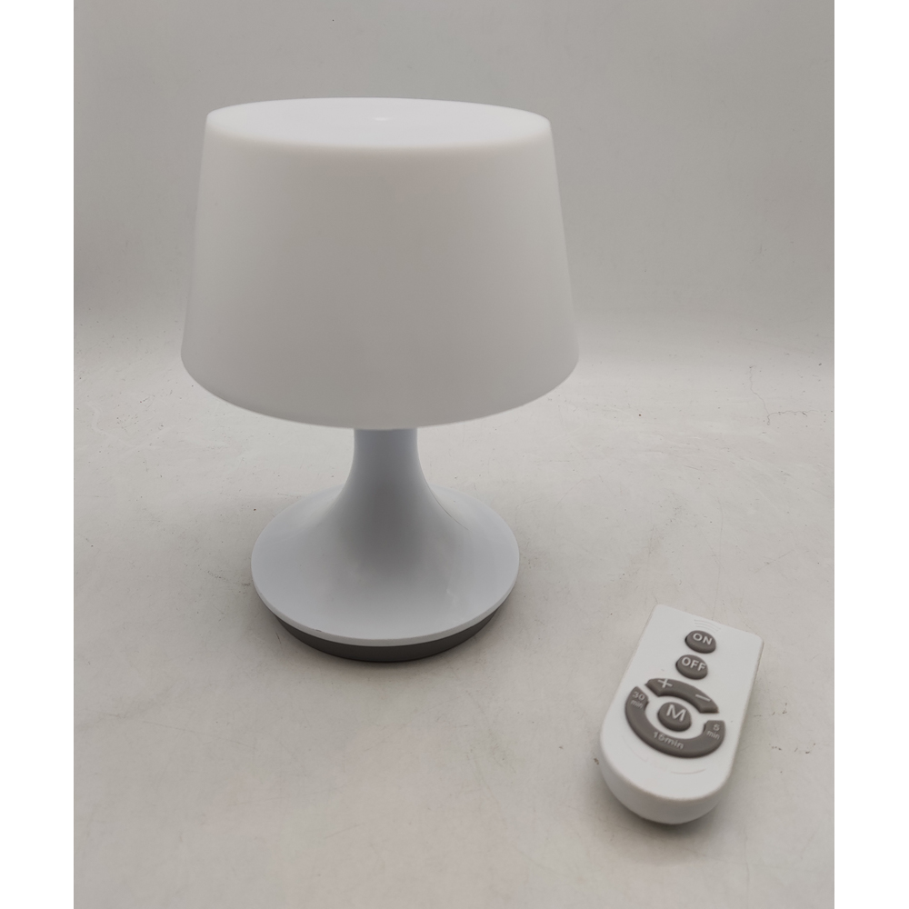 Avilo White Table Lamp with Remote Image 2