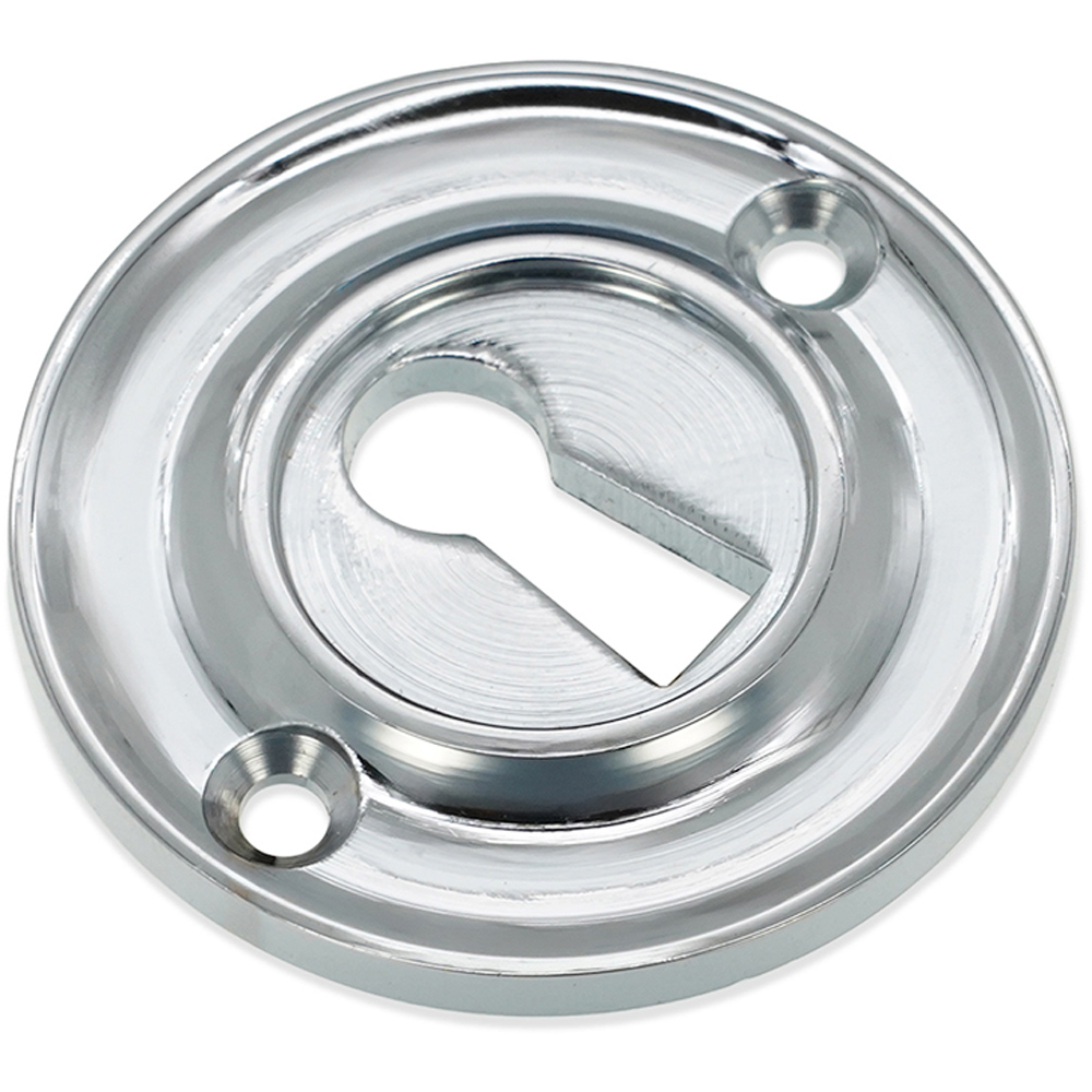 Spira Brass Slimline Standard Polished Chrome Escutcheon Image 3