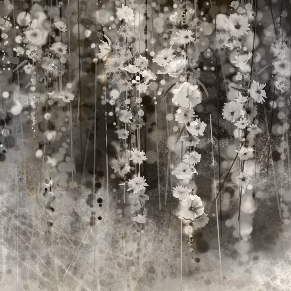 Erismann Dwell Floral Photographic 3 Panels Wall Mural Image 2