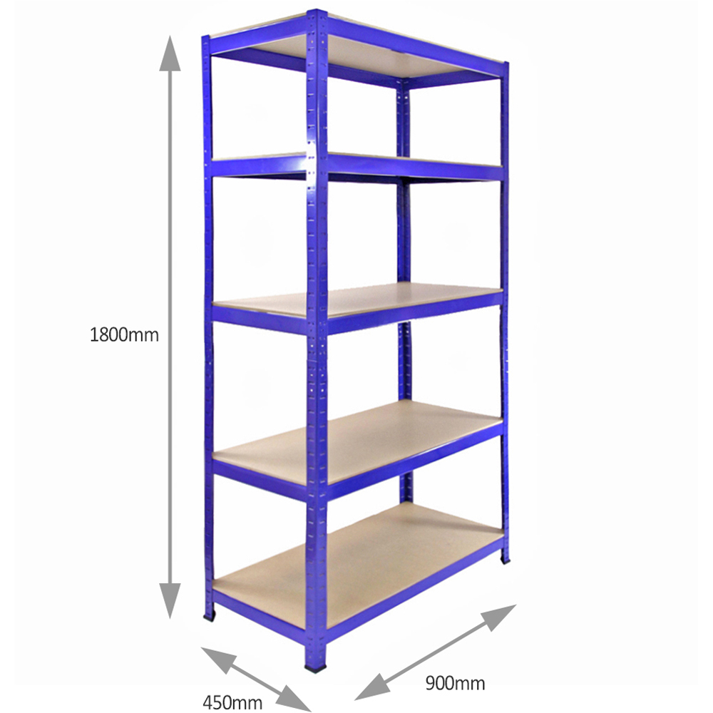 Monstershop Blue Storage Racks 90cm 4 Pack Image 6