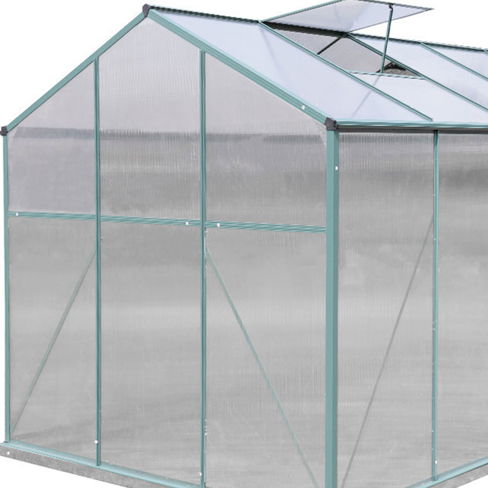 Living and Home Aluminium Frame 6 x 10ft Greenhouse Image 5
