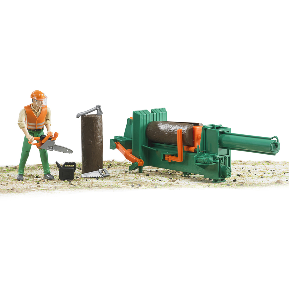 Bruder Kids bworld Forestry with Accessories Playset Model Image 3