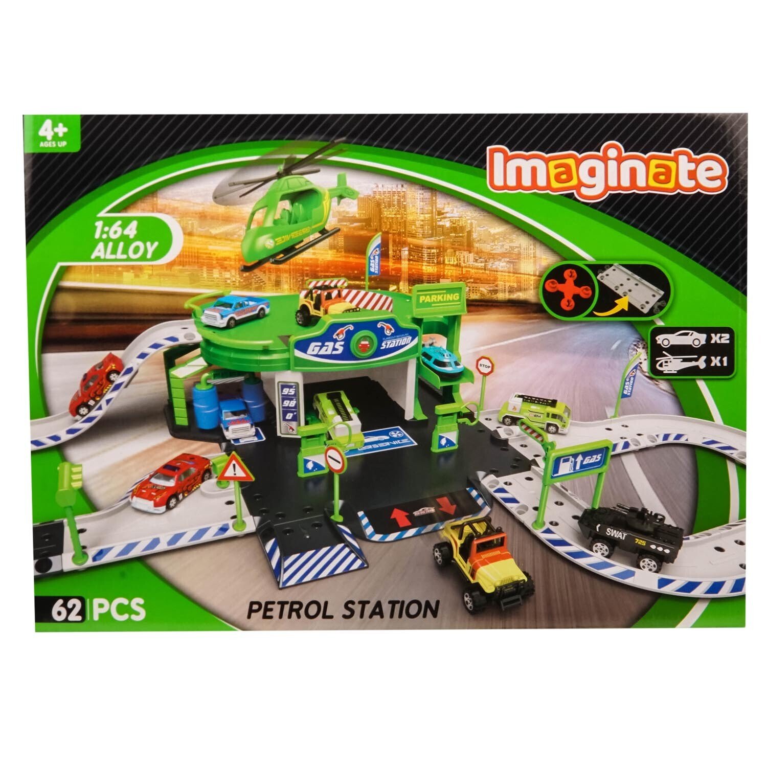 Imaginate Petrol Station Playset Image 1