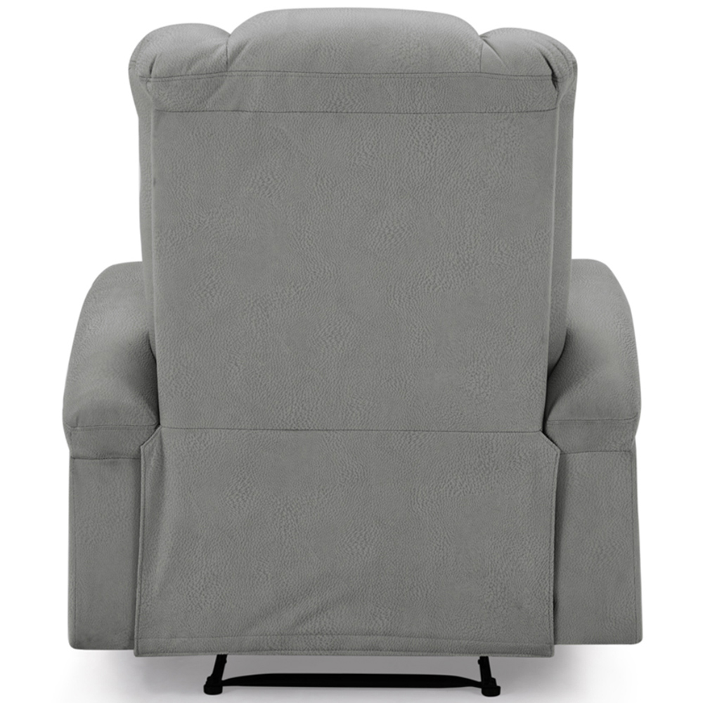 Home Detail Hannah Single Seater Dark Grey Air Leather Electric Recliner Sofa Image 4