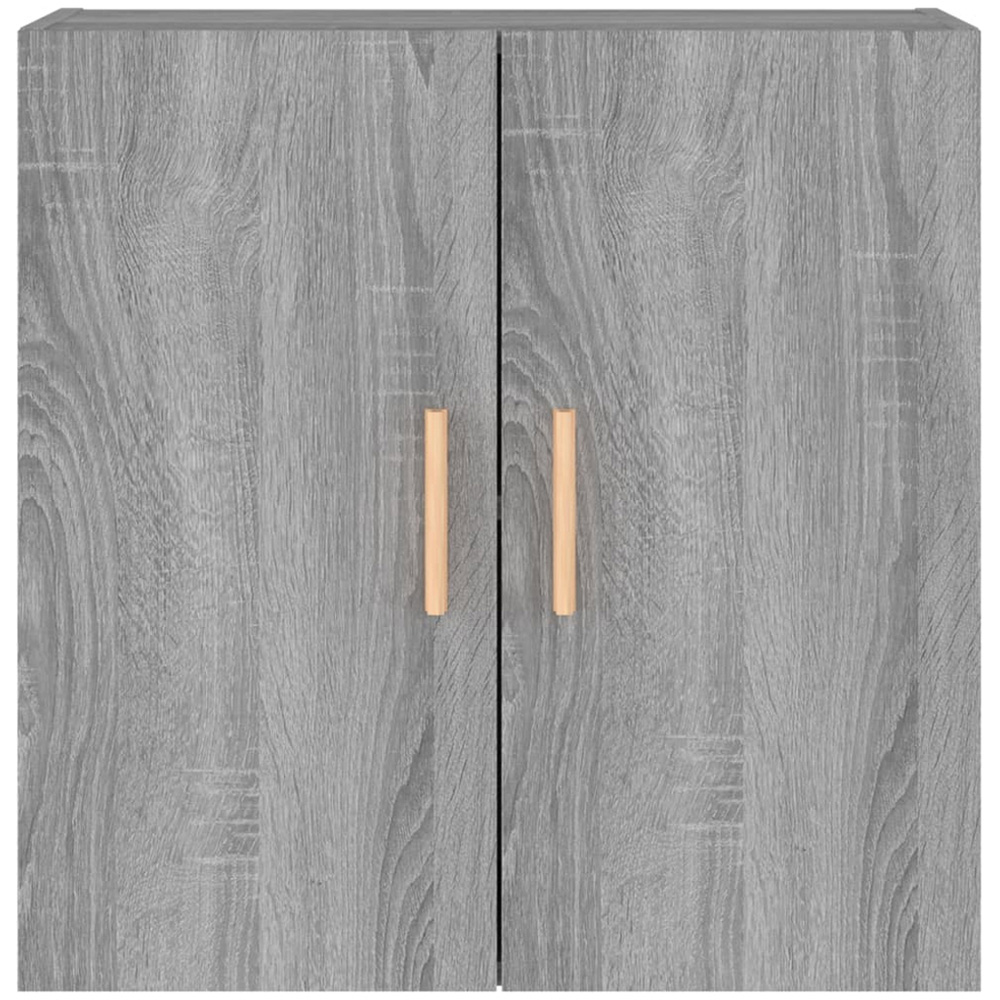 vidaXL 2 Door Grey Sonoma Wall Cabinet Image 4
