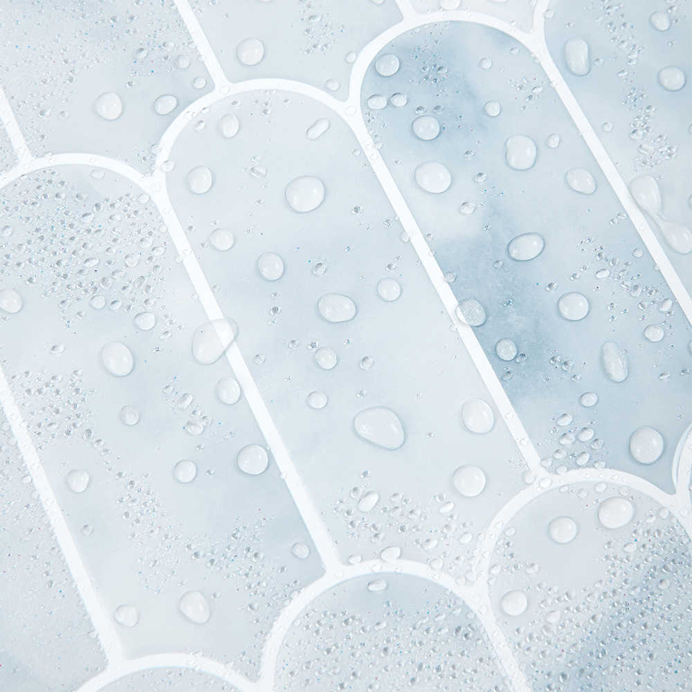 Living and Home Light Blue Arch Self Adhesive Wall Sticker 10 Pack Image 6