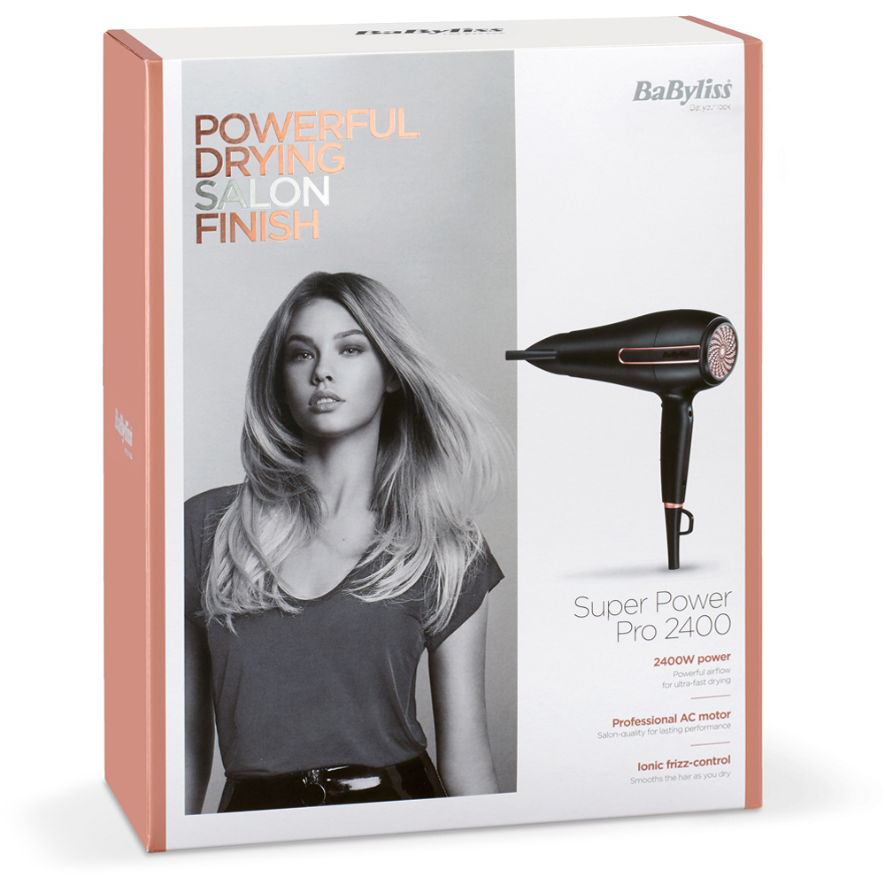 BaByliss Super Power Pro Dryer 2400W Image 5