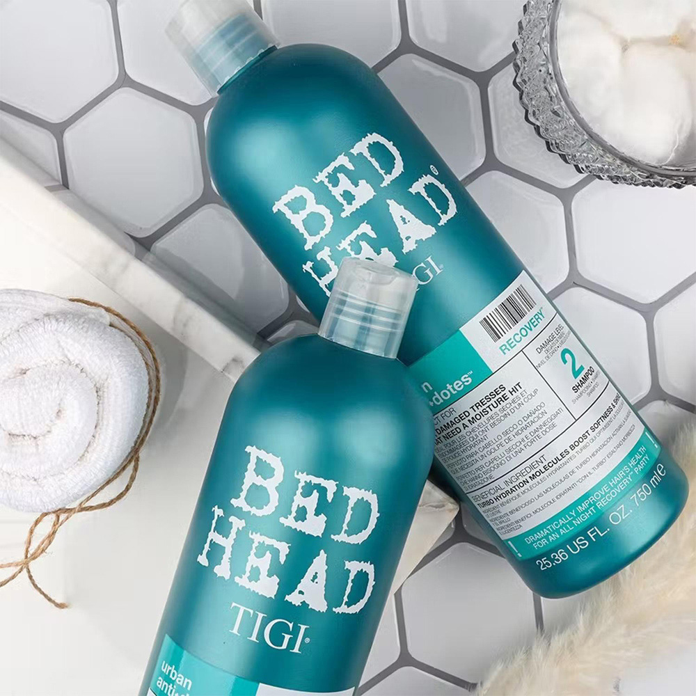 TIGI Bed Head Rehab Leave-In Conditioner with Shampoo and Conditioner Set 750ml Image 6