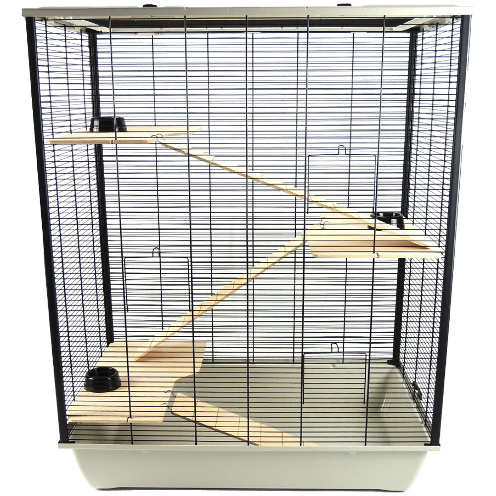 Little Friends The Belfry Grey Small Animal Cage Wilko