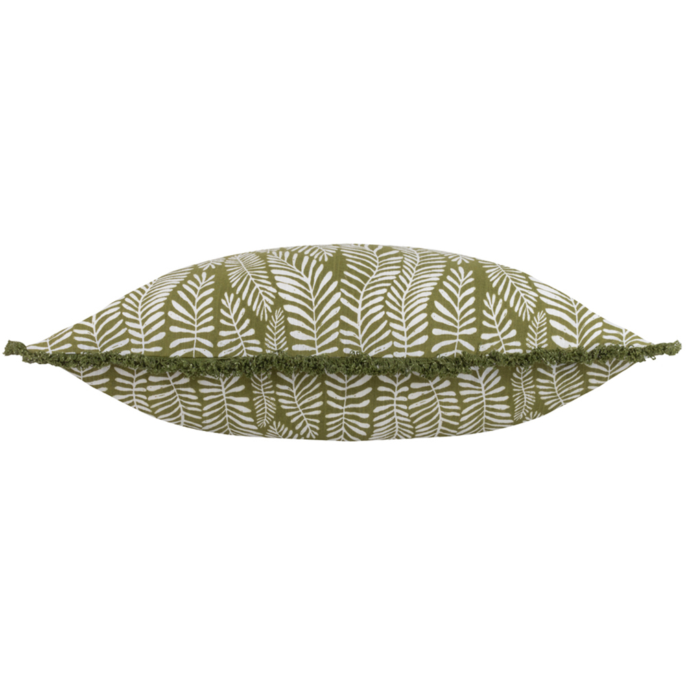 Hoem Olive Frond Abstract Cushion Image 3