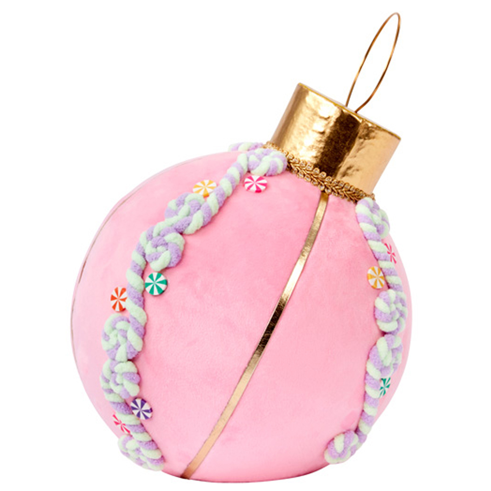 Marco Paul Pink Christmas Bauble Ornament Image 1