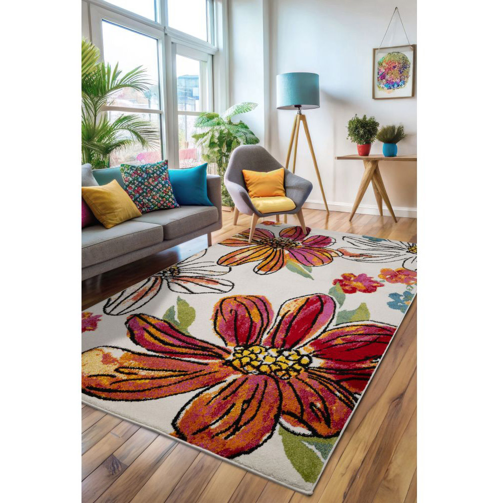 Homemaker New Villa Floral Rug 160 x 230cm Image 5
