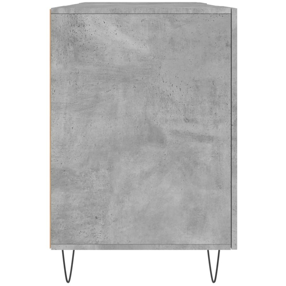 vidaXL 2 Door Computer Desk Concrete Grey Image 7