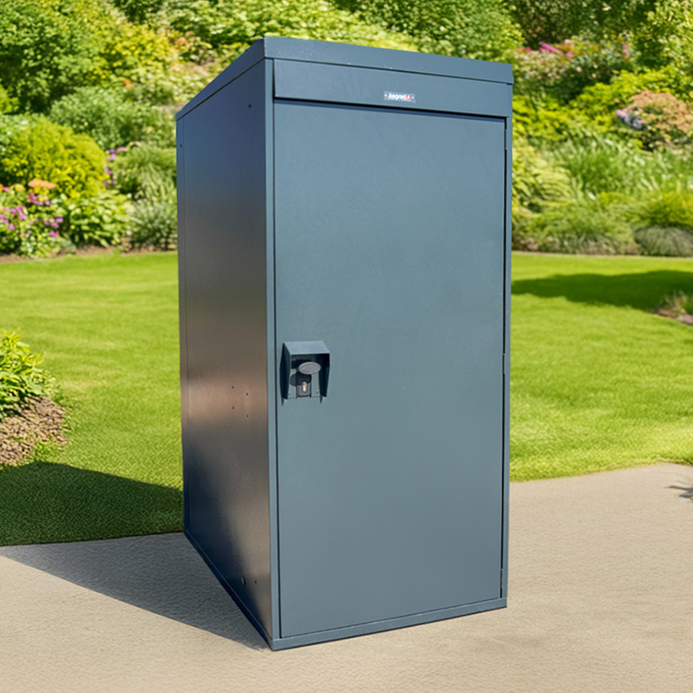 Asgard 2.6 x 3.6ft Cream Vertical Bike Locker Image 7