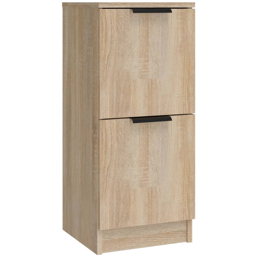 vidaXL 6 Door Sonoma Oak Sideboard 3 Piece Image 7