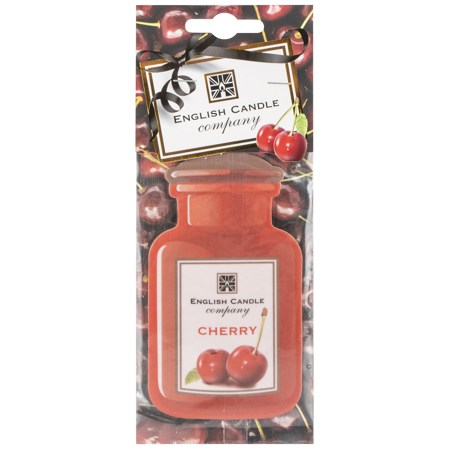 English Candle Company Cherry 2D Car Air Freshener Image 1