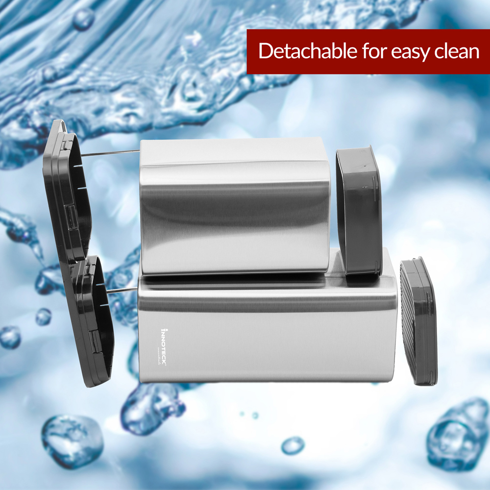 Innoteck Essentials 3 in 1 Stainless Steel Utensil Holder Image 4