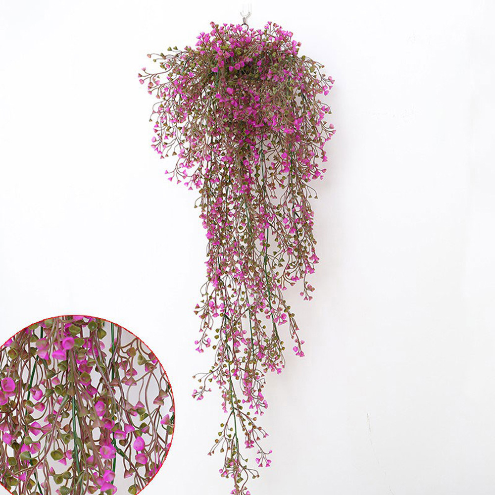 Living and Home Purple and Red Artificial Vine Plants Hanging Decoration 82cm Image 4