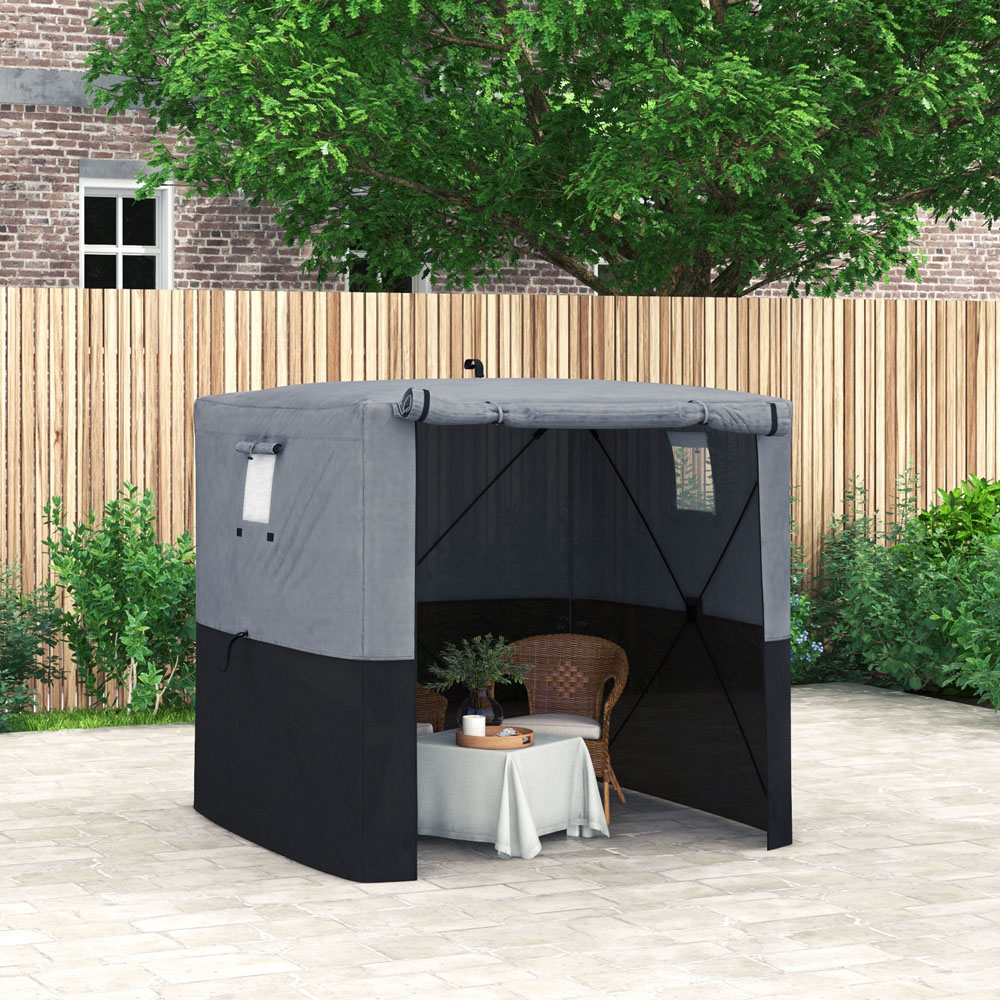 Outsunny 2 x 2m Black Pop Up Gazebo Image 4