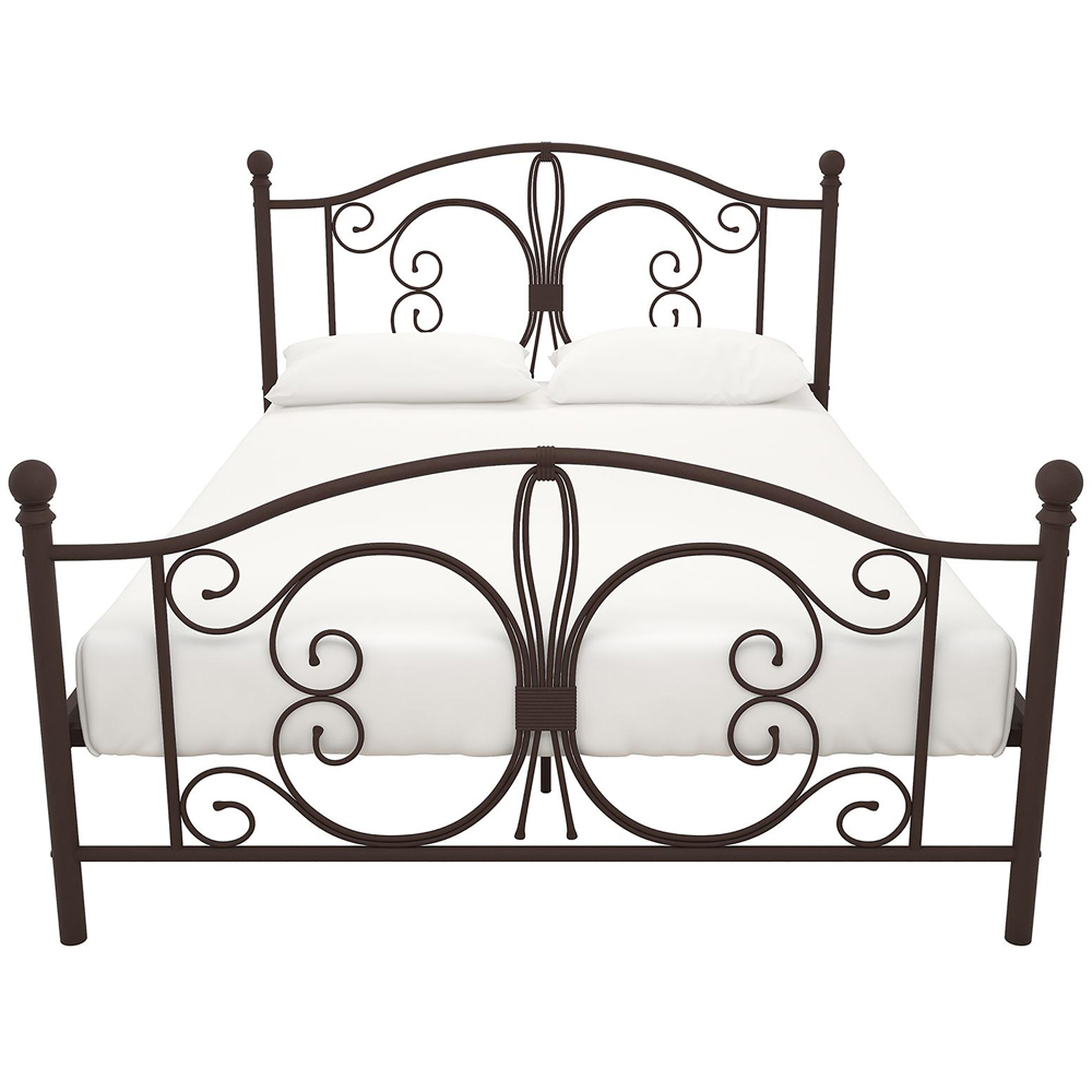 Dorel Bombay Double Bronze Metal Bed Frame Image 3