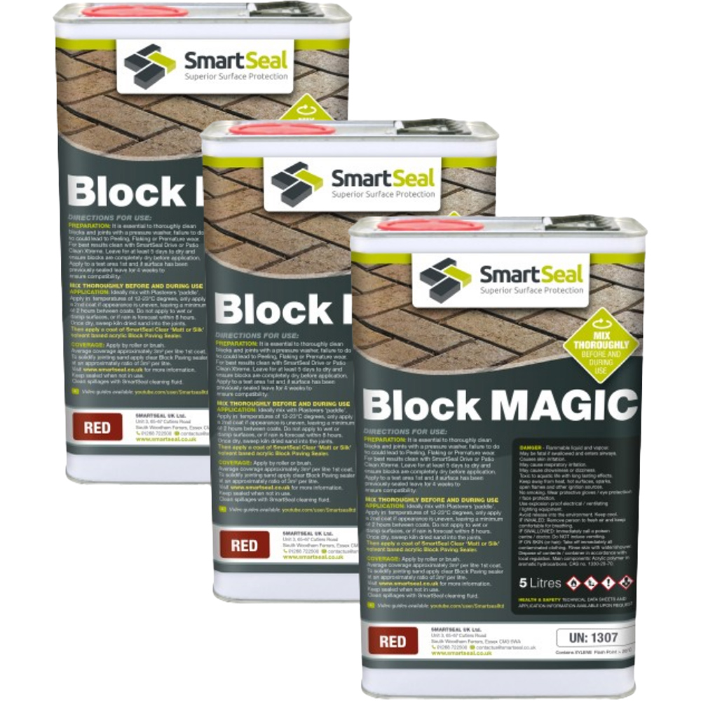 SmartSeal Red Block Magic 5L 3 Pack Image 1