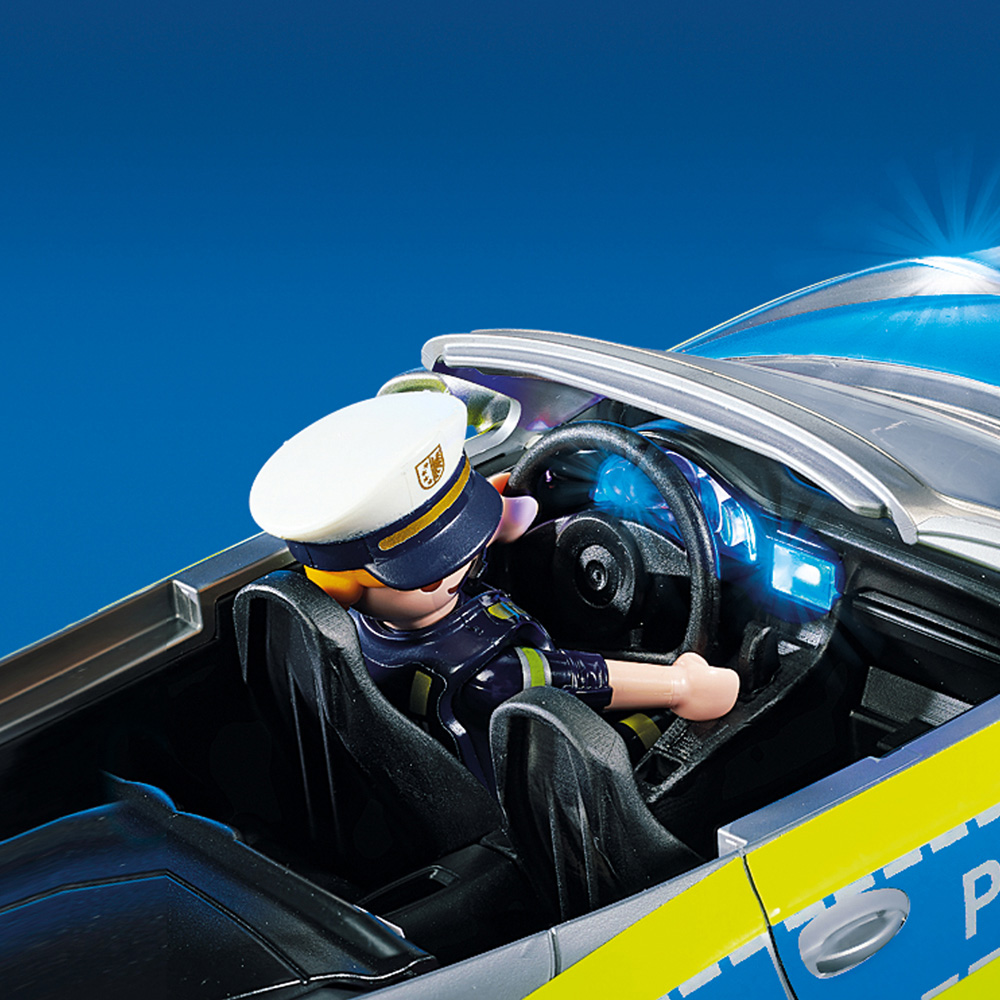 Playmobil Porsche 911 Carrera 4S Police Playset 36 Piece Image 8