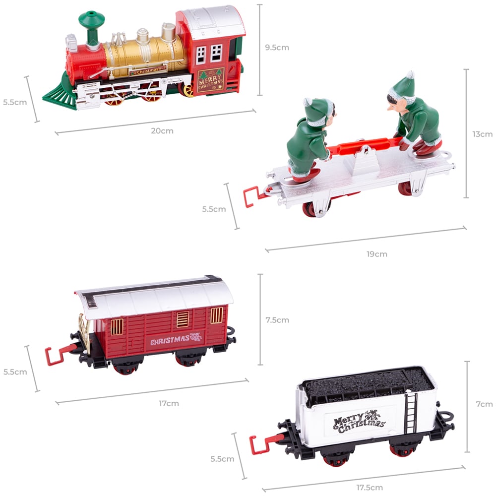The Christmas Workshop Animated Elves Christmas Train Set Image 8